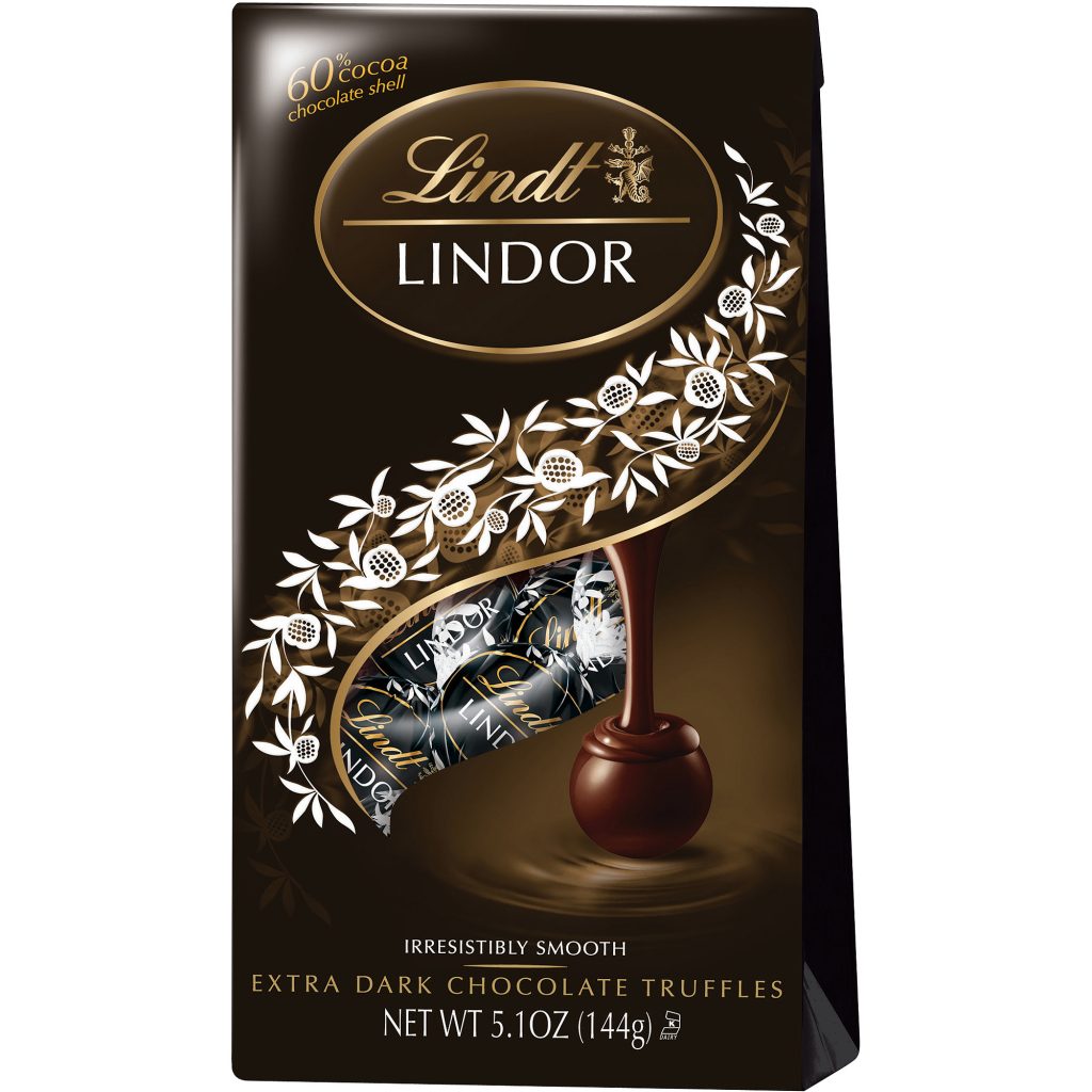 Lindt's Lindor Extra Dark Chocolate Truffles